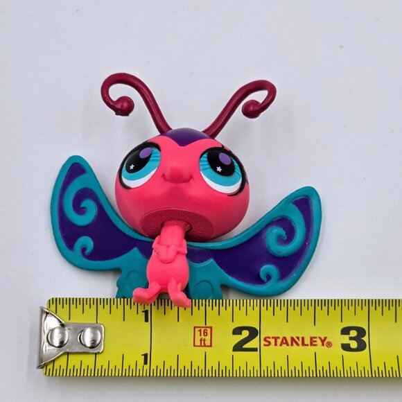 Littlest Pet Shop LPS Butterfly #2740 G4 Pink Purple Hasbro Read - Picture 8 of 8
